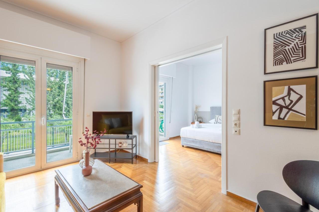 Spacious High-Ceiling 2-Bedroom By Acropolis Museum Athens Luaran gambar
