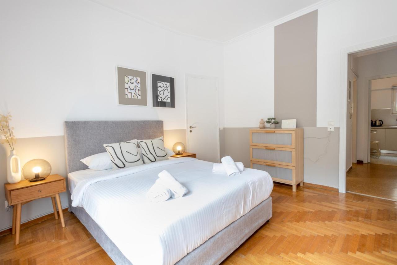 Spacious High-Ceiling 2-Bedroom By Acropolis Museum Athens Luaran gambar