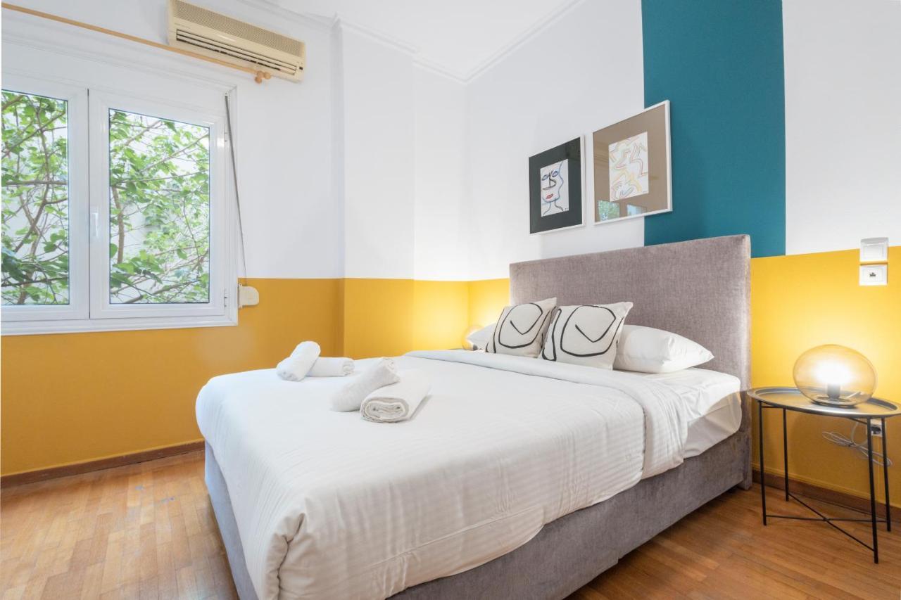 Spacious High-Ceiling 2-Bedroom By Acropolis Museum Athens Luaran gambar