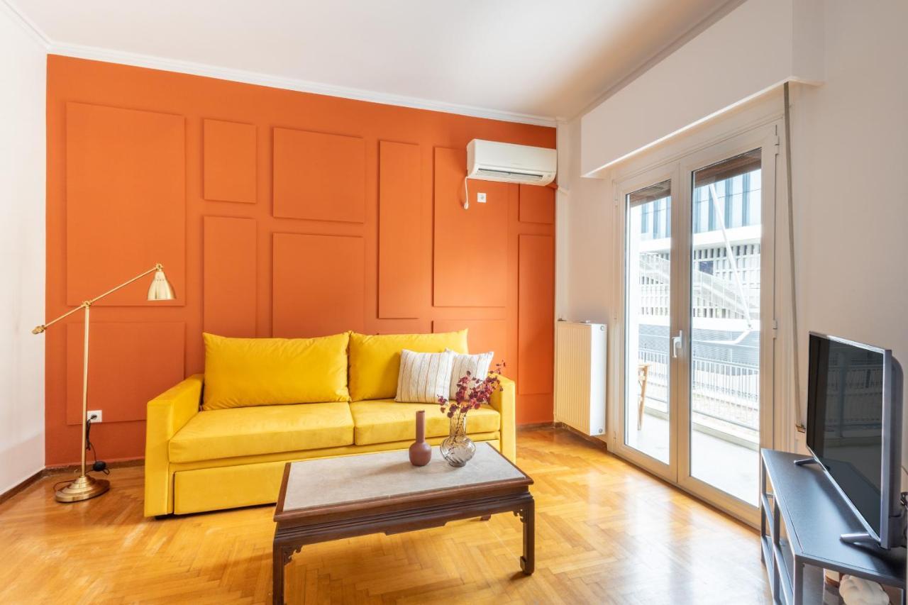 Spacious High-Ceiling 2-Bedroom By Acropolis Museum Athens Luaran gambar